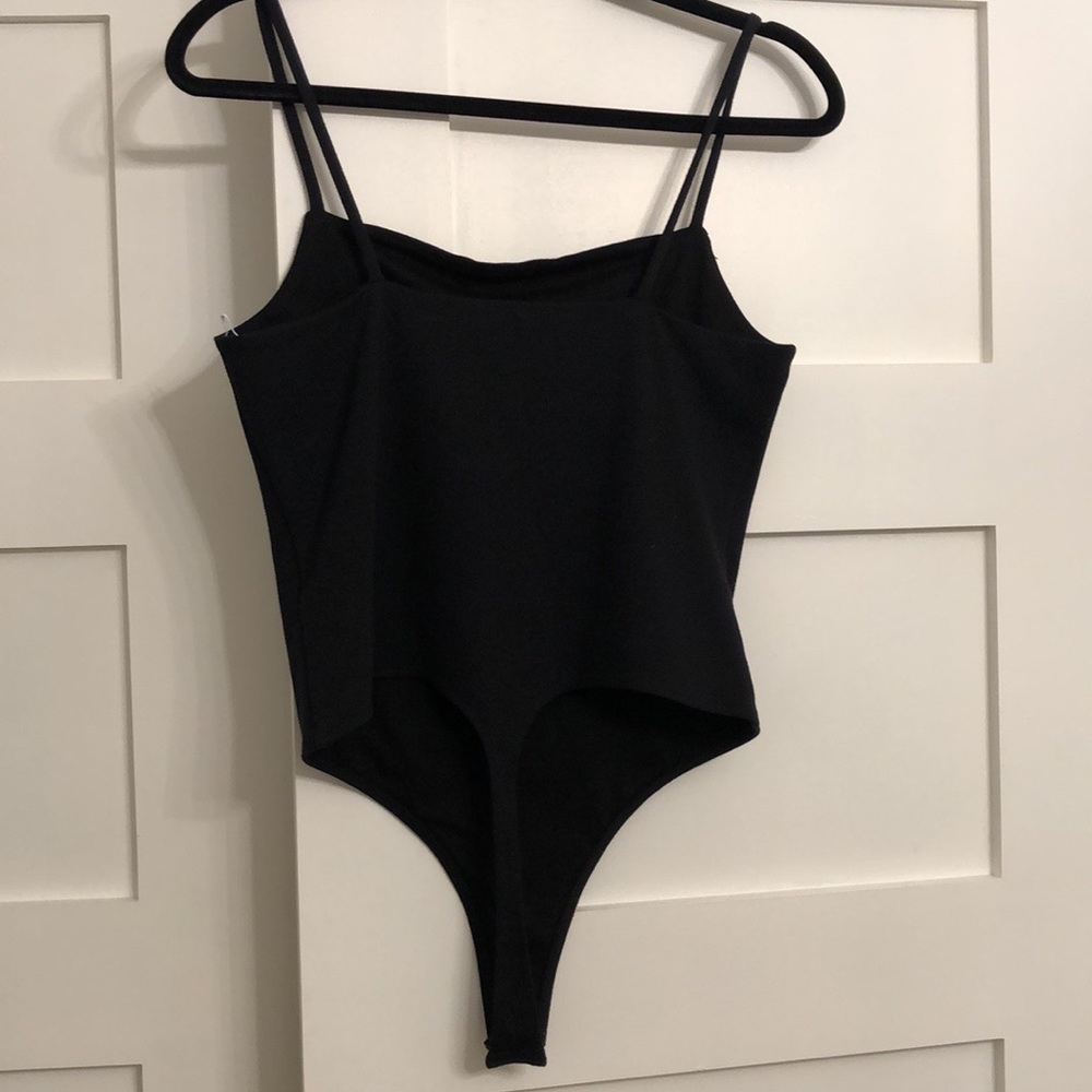 NWOT Nordstrom signature black bodysuit in medium